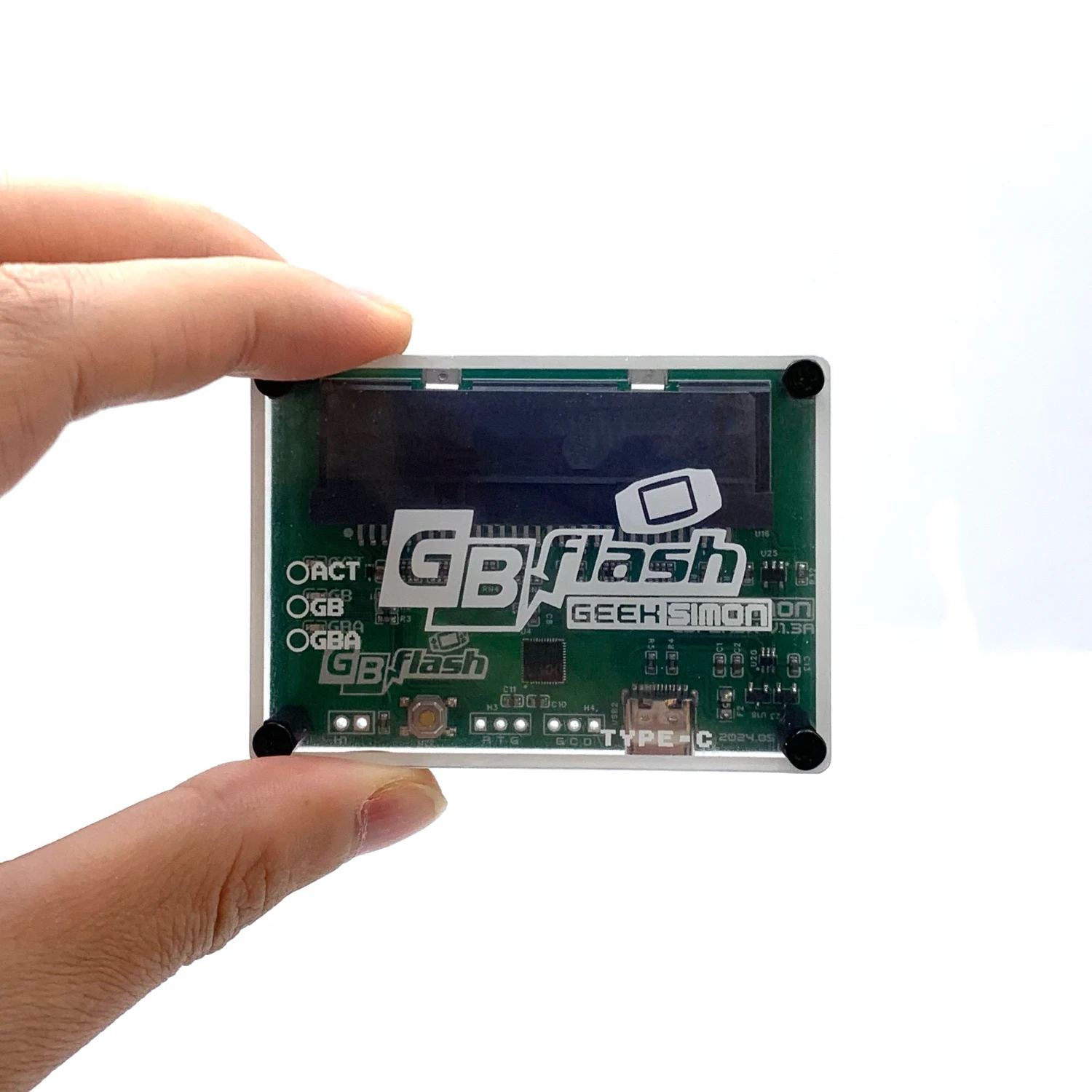 Original GBFLASH GB/GBA Flash Burner, Compatible With FlashGBX Software, Supports Various Game Cartridges