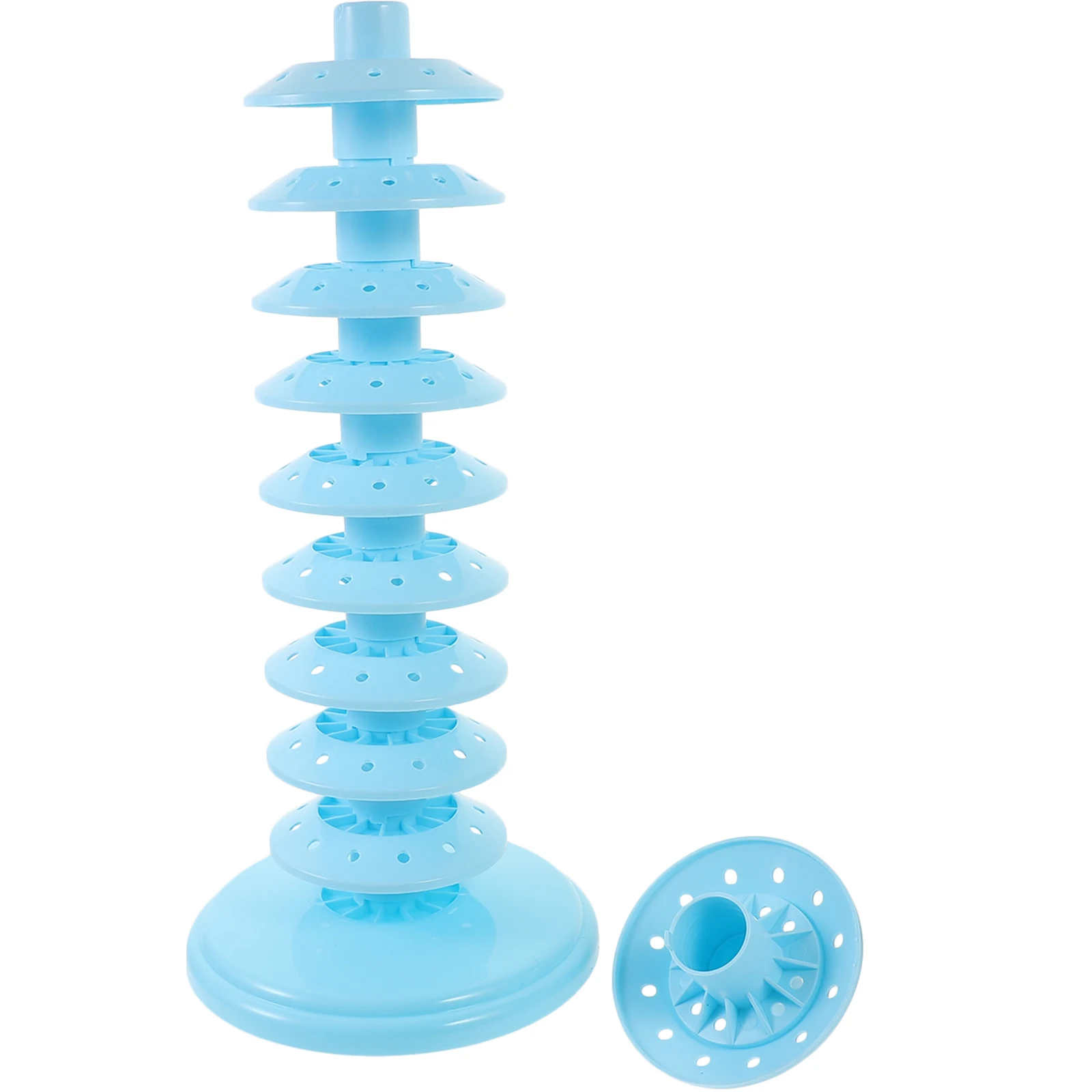 

5 Layers C Displaying Accessory y Display Lollipop Holder Multi Hole PP Material Reusable Cake Rack