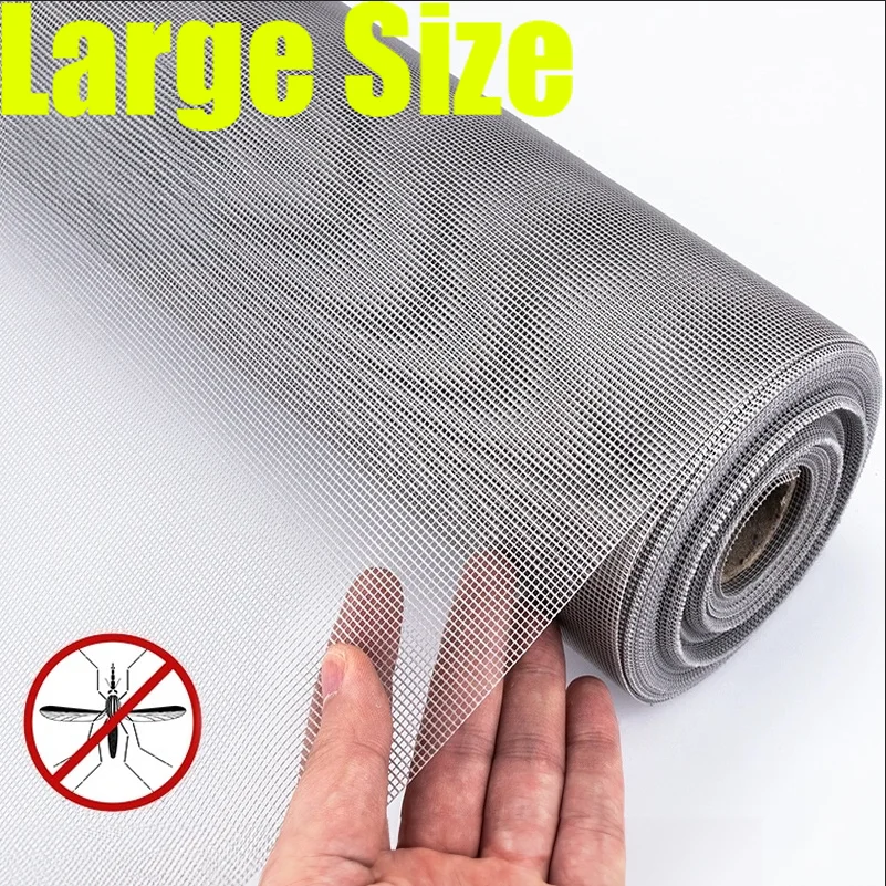 MosquitoInsect Resistant Suitable for Balconies Gardens and More Insect Screen DIY Large Size Window Screen Mesh Pet-Proof