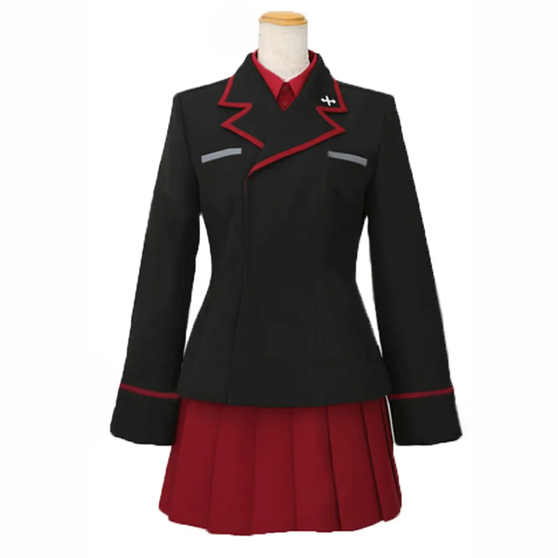 Girls und Panzer Official Maho Nishizumi Cosplay Costume High Quality Detailed Design Fits Perfectly