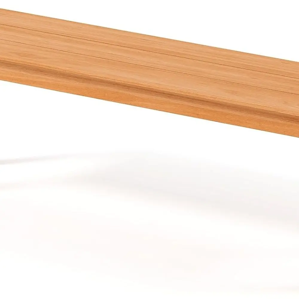 

Скамья для патио из тикового дерева на 3 человека, грузоподъемность 880 фунтов, садовая мебель без спинки