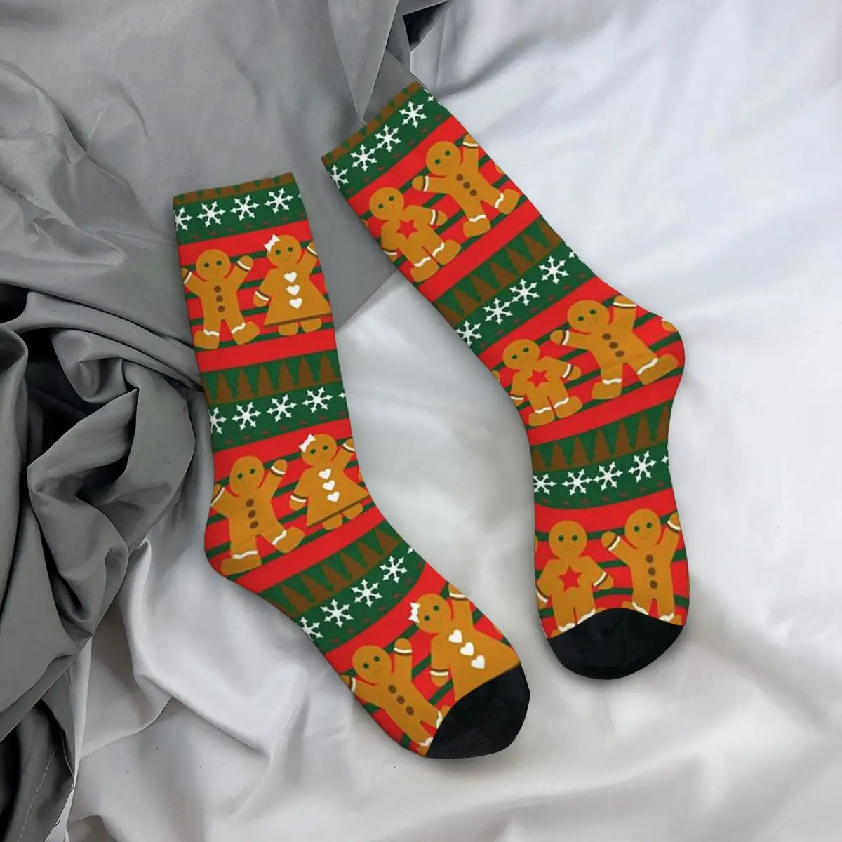 ¡Feliz Navidad y festividades! Calcetines largos supersuaves Harajuku para todas las estaciones, accesorios para regalo de cumpleaños