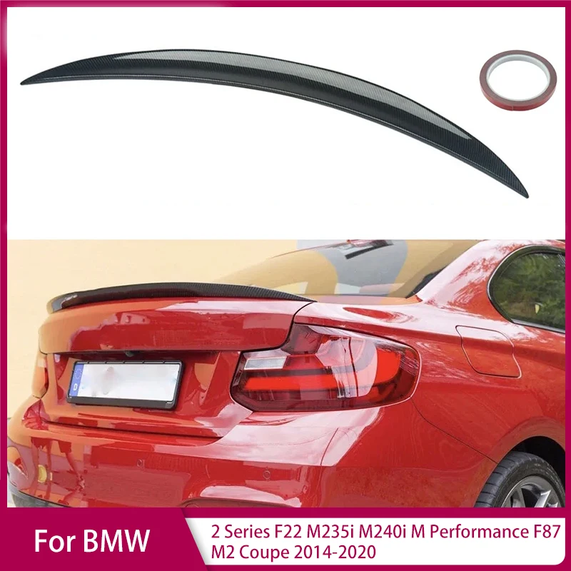 Rear Trunk Spoiler Lip for BMW 2 Series F22 M235i M240i M Performance F87 M2 Coupe 2014-2020 Spoiler Wing Auto Parts