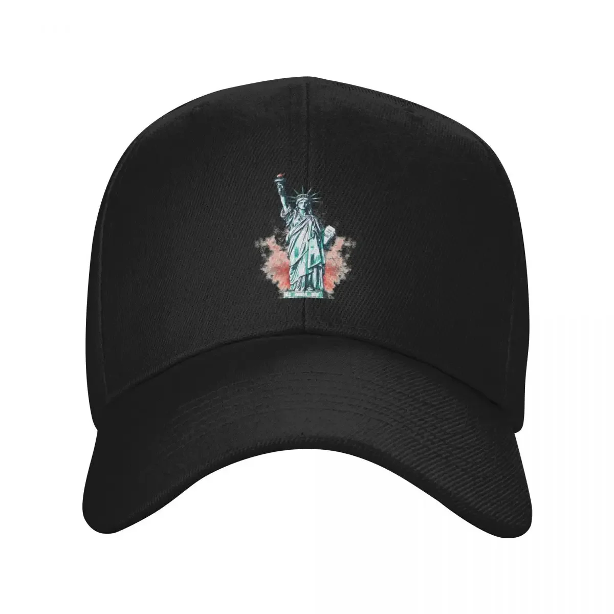 

Watercolor Statue of Liberty Baseball Cap funny hat Custom Cap Baseball For Men Women's