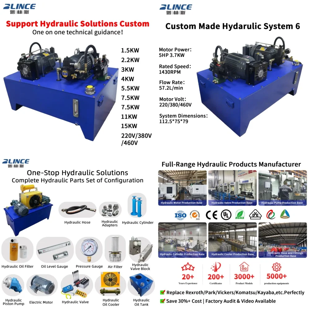 

Гидравлическая силовая установка для подъемной платформы, для электрического гидравлического привода, 220В
