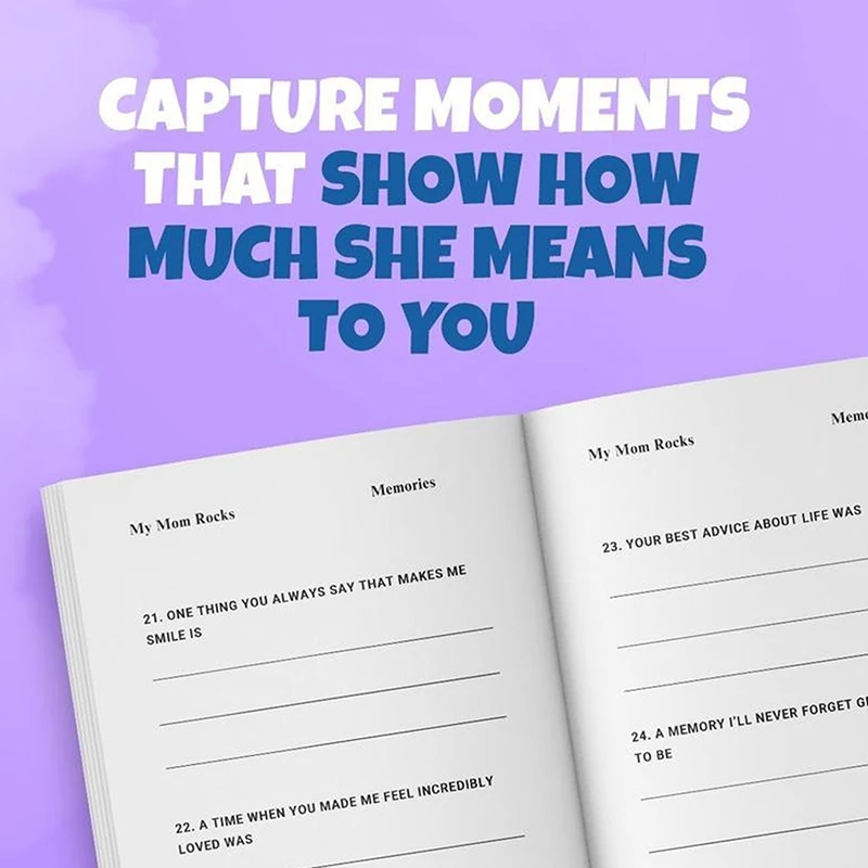 My Mom Rocks!: 101 Reasons Why I Love You, Mom: Guided Fill In The Blank Journal For Mom