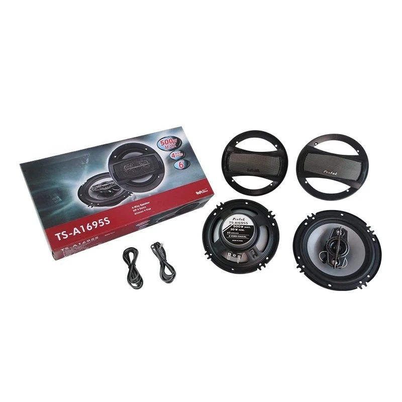 Altavoz Coaxial para Auto TS-A1695S de 6 Pulgadas, 350W (Máx.), Altavoz para Puerta de Auto (1 Par)