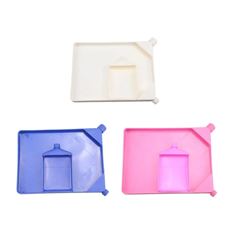 

2 Pack Craft Bead Dispenser Tray Bead Funnel Tray Bead Sorting Tray Bead Pouring Tray Suitable for Beadwork Enthusiasts