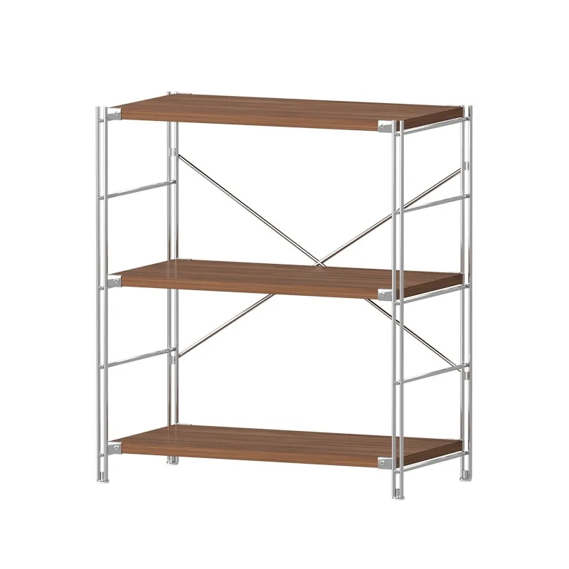 Kitchen rack multi-layer anti-rust steel storage rack floor