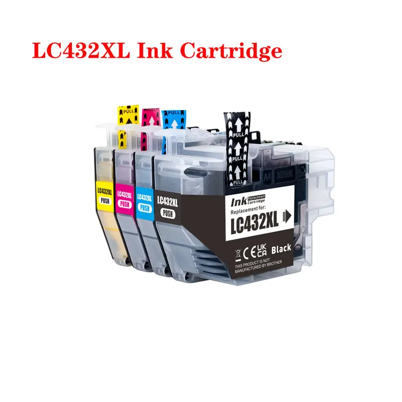 

NEW Cartridge Compatible for Brother LC432 LC432XL ink cartridge MFC-J5340DW MFC-J5740DW MFC-J6540DW MFC-J6740DW Printer ink