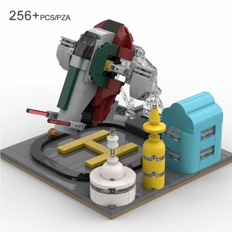 MOC-bloques de construcción de Starfighter flotantes, modelo de nave espacial de la República Imperial, bloques de montaje DIY, juguetes para niños, regalos de navidad