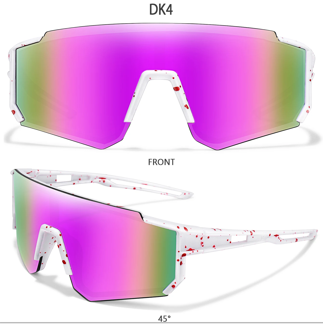 3-8 Year Old Kids Baseball Sunglasses Boys Girls Outdoor Bicycle Glasses UV400 Youth Sport Camping Mtb Bike Kids Eyewear – Detail 7