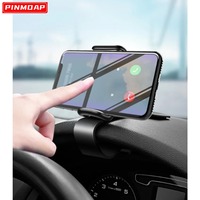 Dashboard Car Phone Holder ABS Mobile Phone Sun Visor Holder Auto Rear View Mirror Phone Support 360 Degree Rotation Accessories