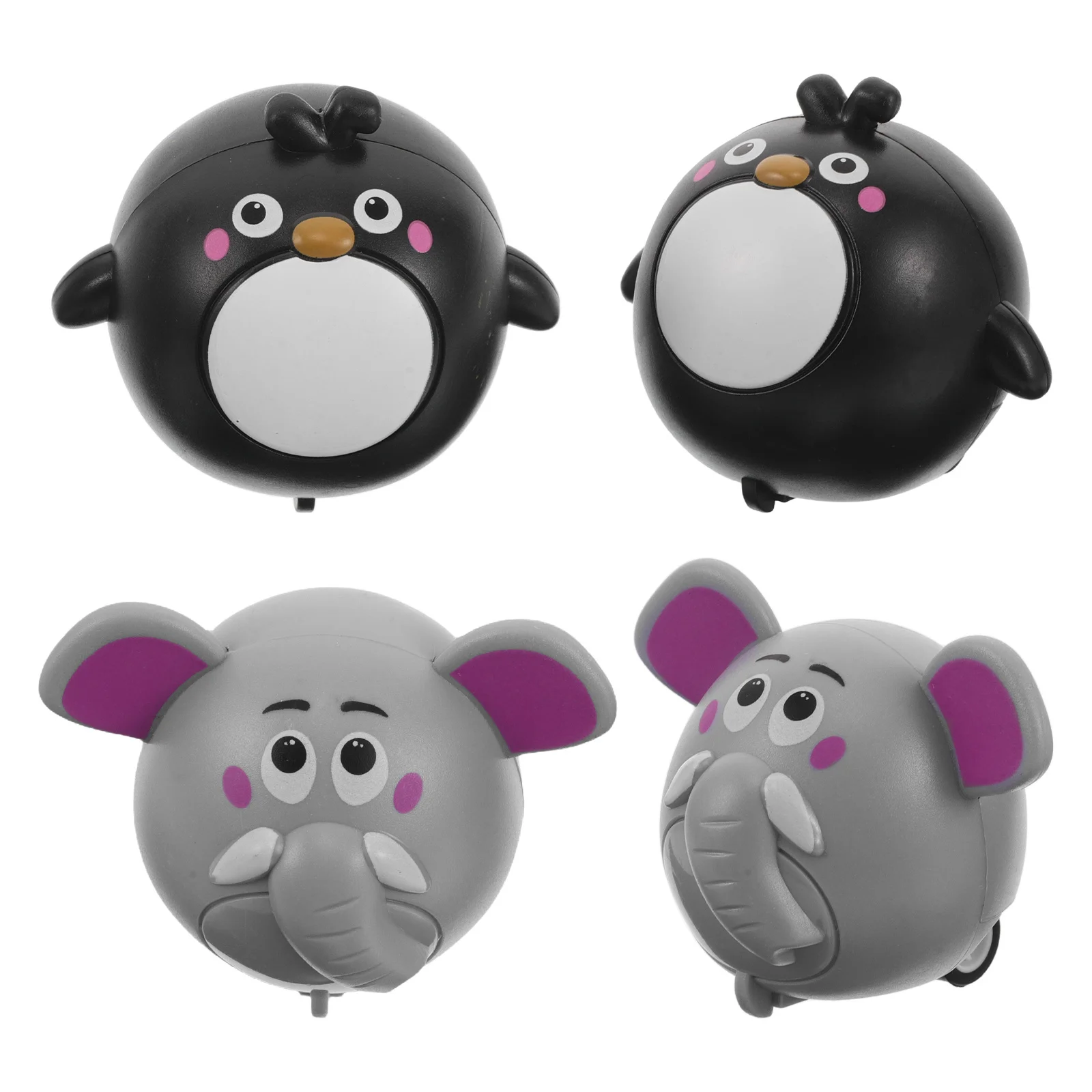 

4Pcs Miniature Pull Back Cars Adorable Cartoon Design Free Fun Small Vehicles for Toddlers Goodie Bag Fillers Pinata