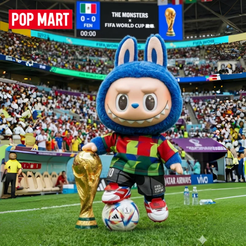 

Новая коллекционная фигурка POP MART The Monsters x FIFA, виниловая кукла 38 см, серия Чемпионата мира, загадочная коробка Labubu, аниме-фигурка, игрушка, подарок на день рождения