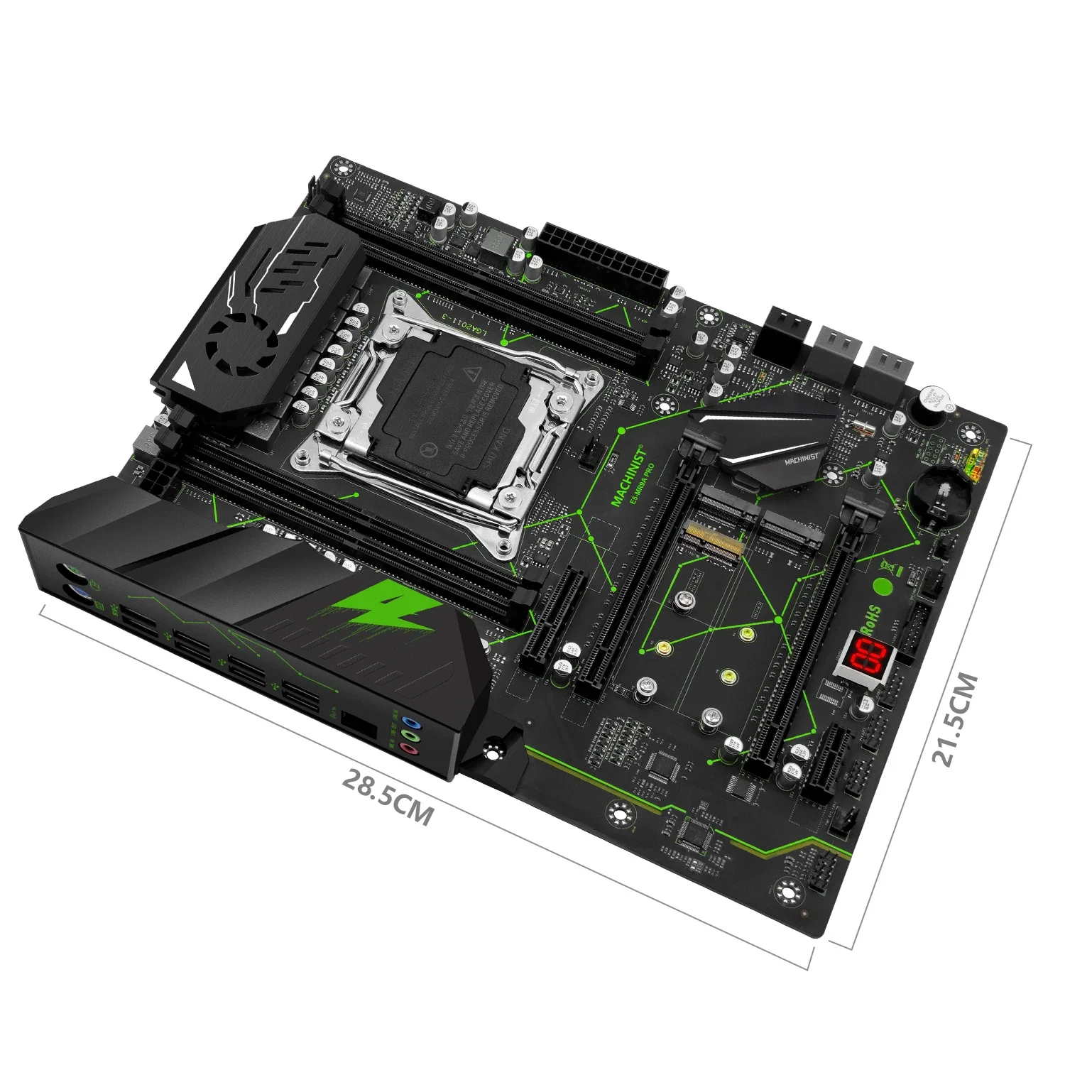 Imagem -03 - Pro X99 Motherboard Combo Kit Lga 20113xeon e5 2666 Cpu v3 Ddr4 4x8gb Memória Ram 2666mhz Ssd Nvme Quatro Canais Machinist-mr9a