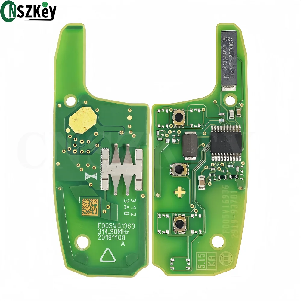 CNSZKEY LXP-T003 LXP-T004 OEM PCB 315/433Mhz ID46 Chip 2/3/2+1/3+1 Buttons Remote Key FOB For 2016-2019 Chevrolet Cruze Locked