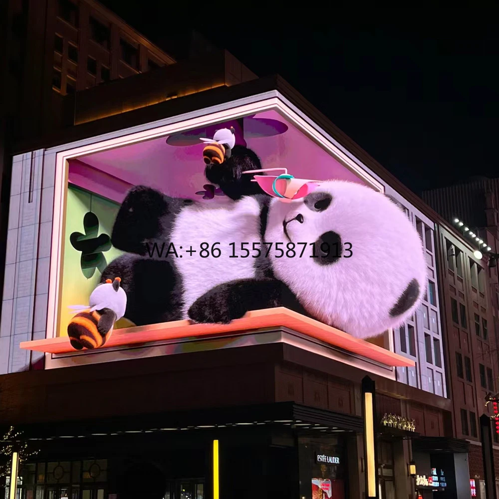 

P10 Простая установка IP65 Передние сервисные светодиодные экраны Коммерческая реклама Посадка для счетов P10 Smd Открытый светодиодный дисплей