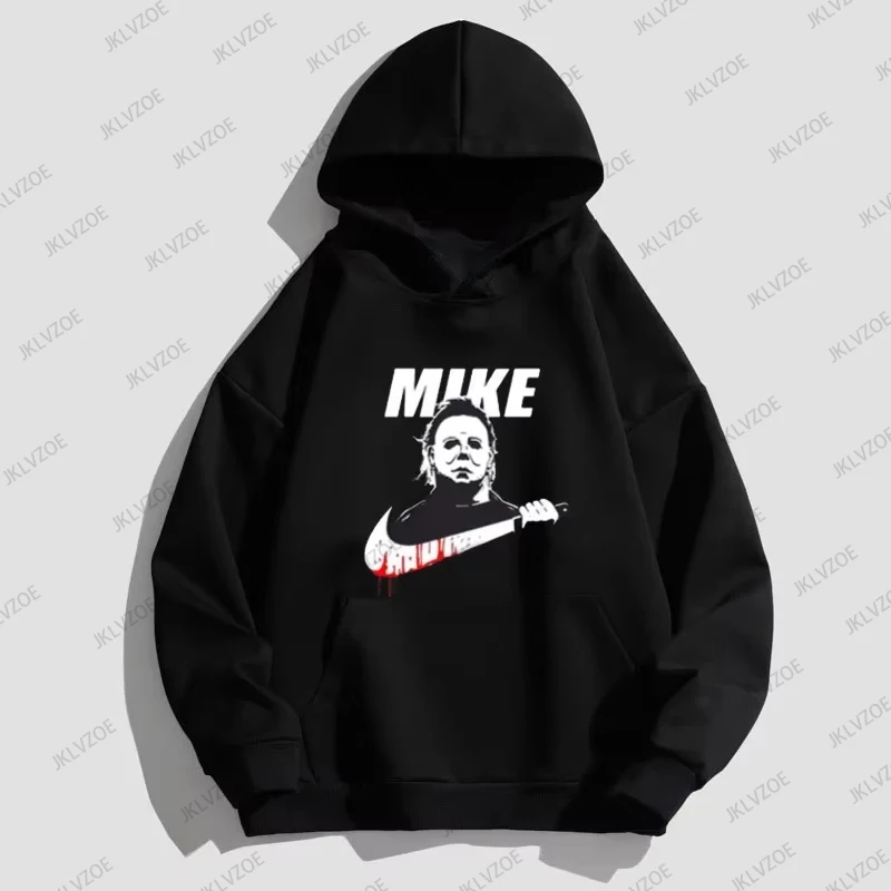 

Halloween Michael Myers Hoodie Men Women Horror Movie Hip Hop Hoodies Sweatshirts Pullover Fleece Luxury Brand Oversized Clothes