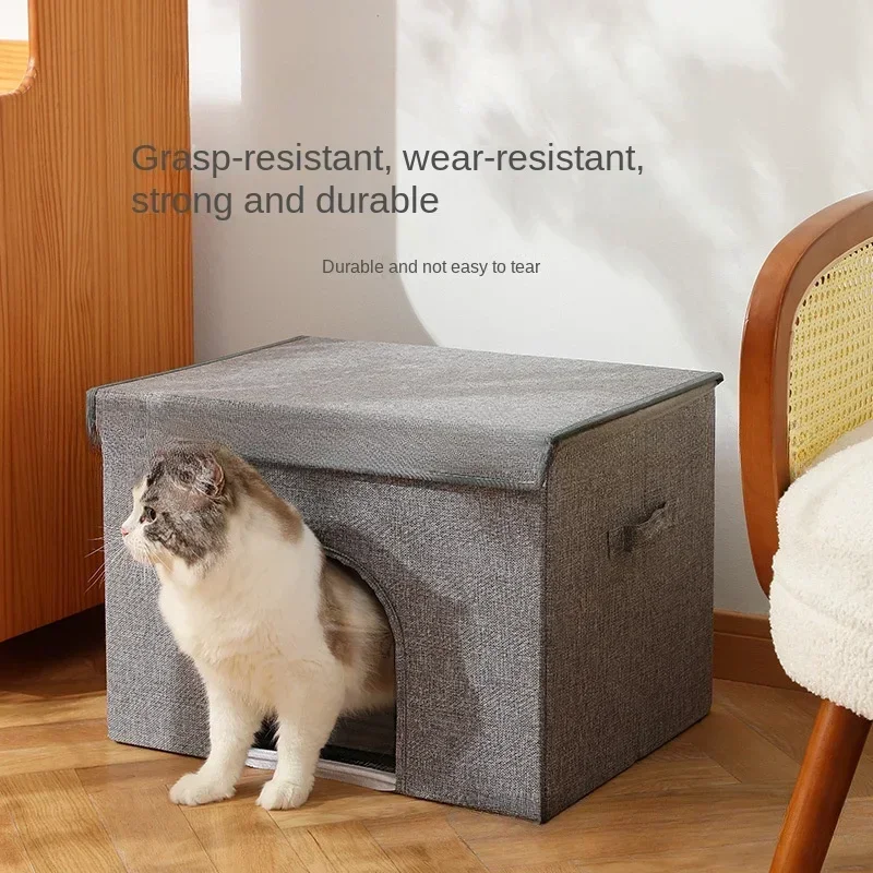 Cat Air Conditioning House Portable Cat Cooling Artifact Homemade Pet Igloo Folding Cat Nest