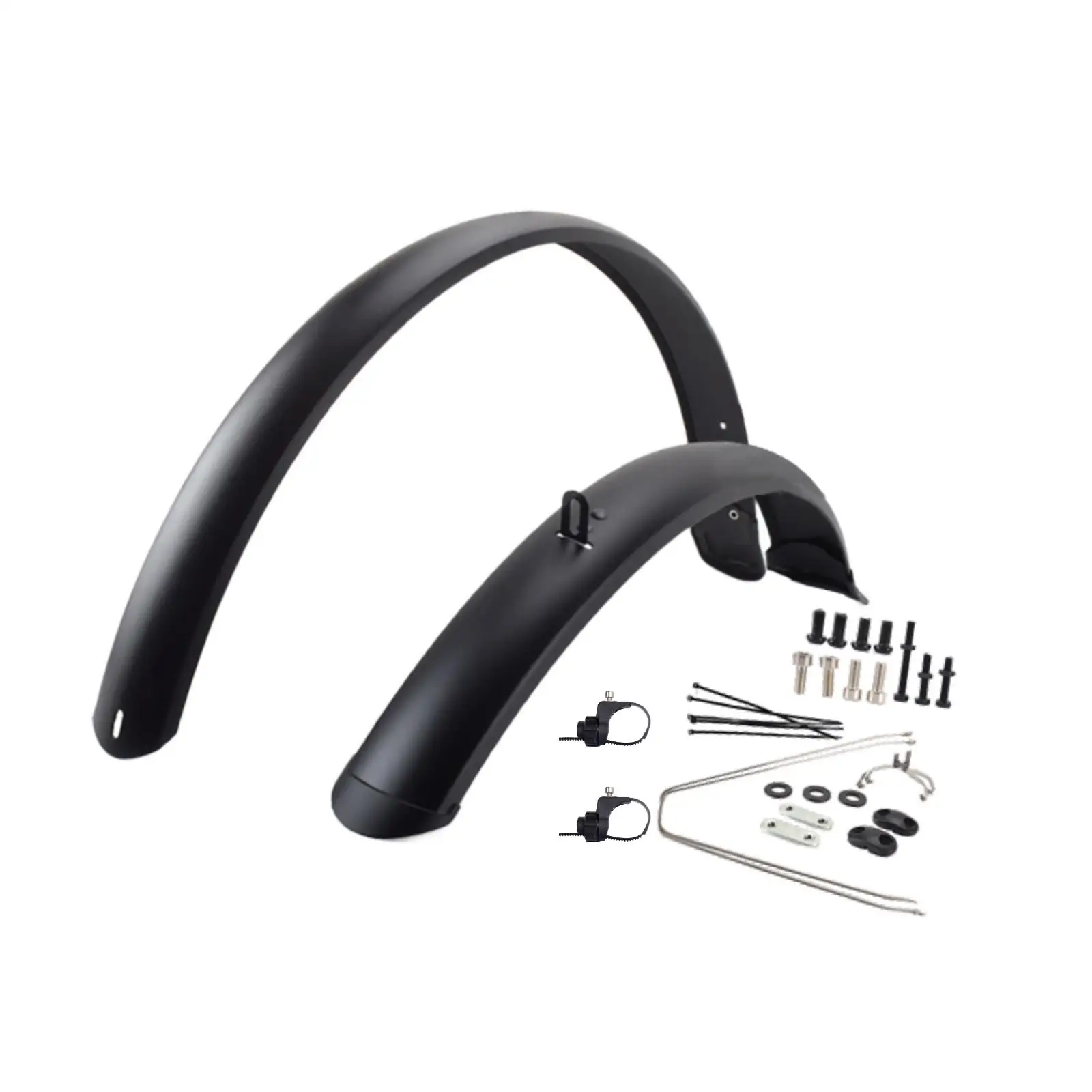 Mountain Bike Mudguard Set Practical Portable Spare Parts Easy Installation Bicycle Mud Guard for Folding Bikes Mountain Bike