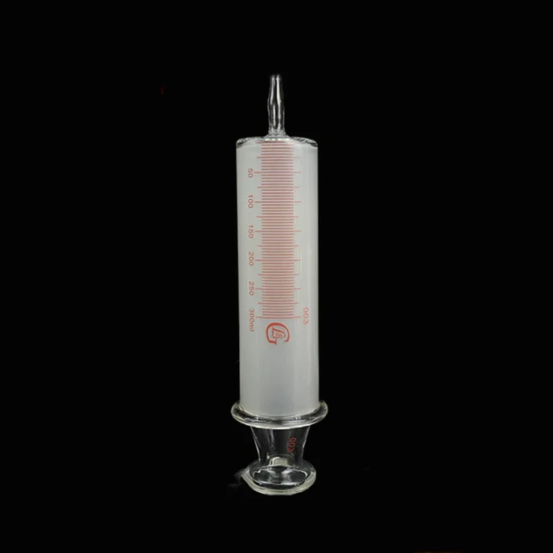 150ml/200ml/250ml/300ml/400ml/500ml/1000ml Reusable Double Frosted Glass Syringe Thick Needle Orifice Pump