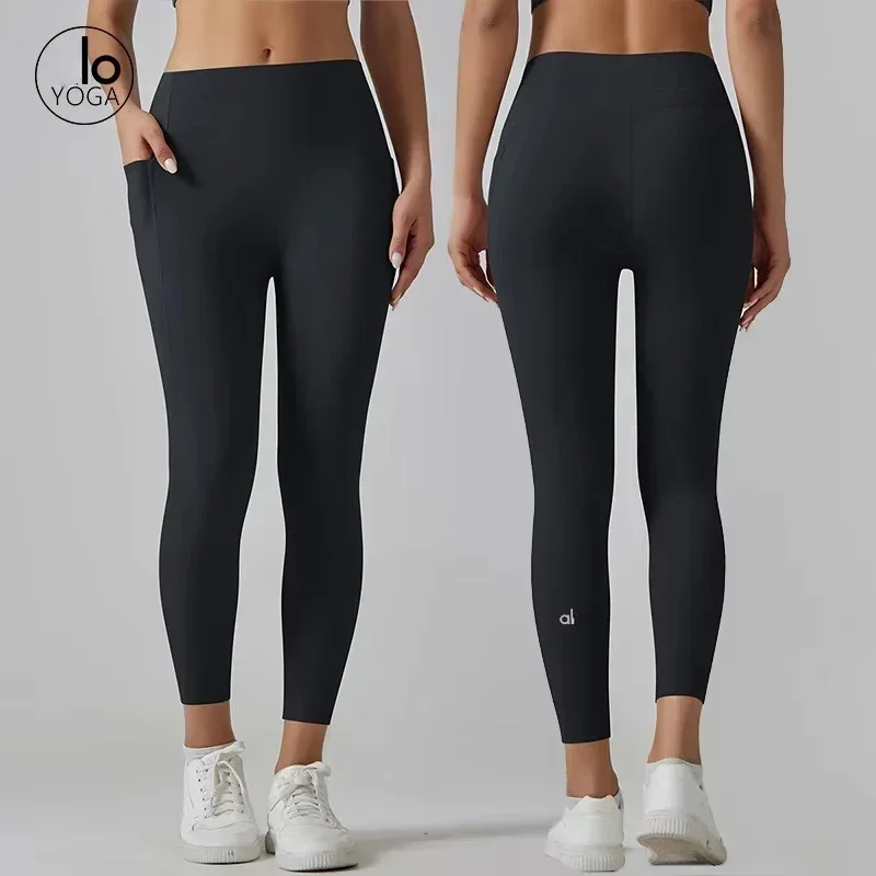 Yoga Skinny Belly Pocket Yoga Pants High Waist Anti-curling Ultra-thin Quick-drying Fitness Legging