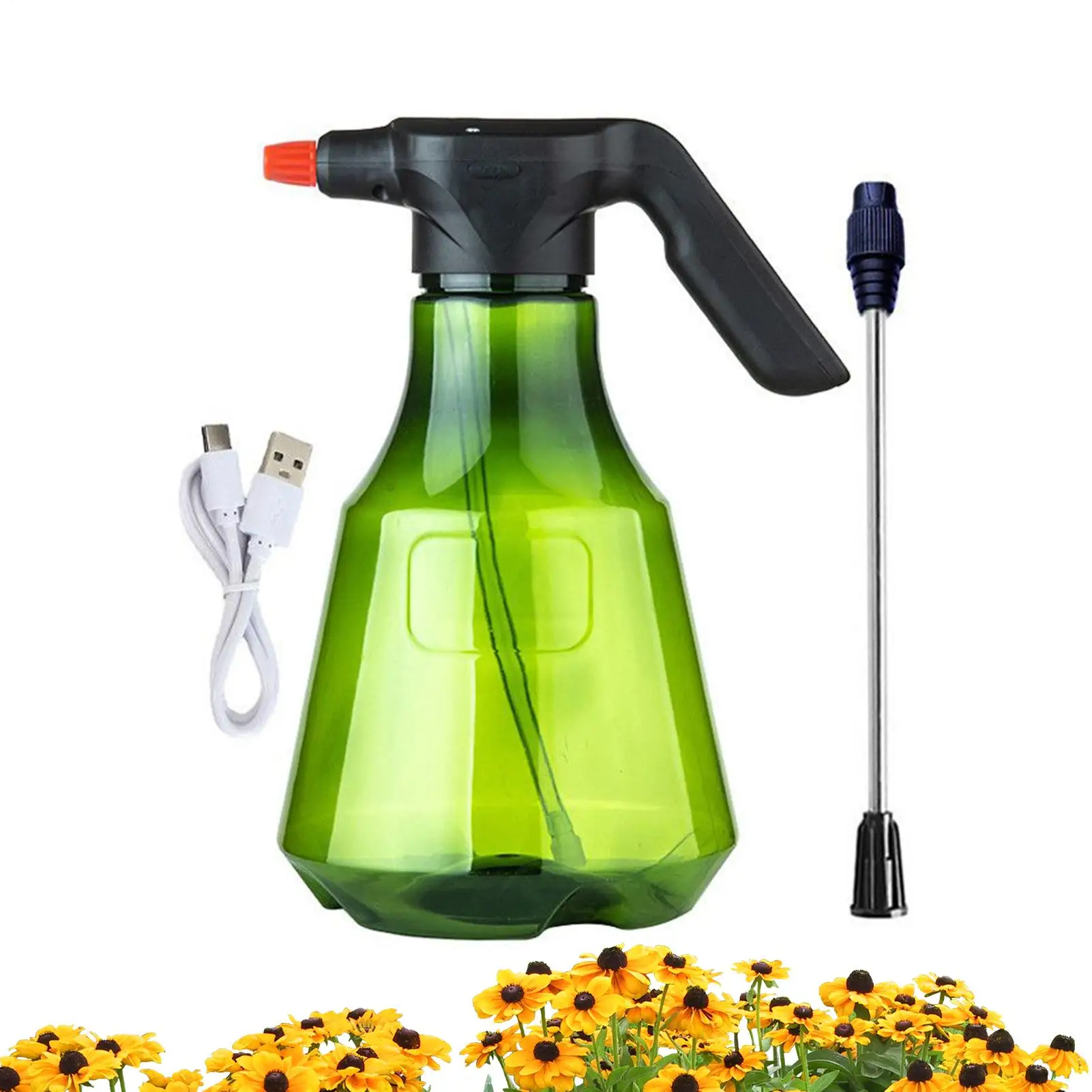 

Electric Spray Bottle 3.5L Lawn Care Mister Portable USB Charging Sprayer With Multiple Nozzle Settings For Livestock Care