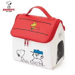 Snoopy Woman's Makeup Bag Japanese Magazine Appendix The Same Style Snoopy House Modeling Large Capacity Toiletry Bag Makeup Bag