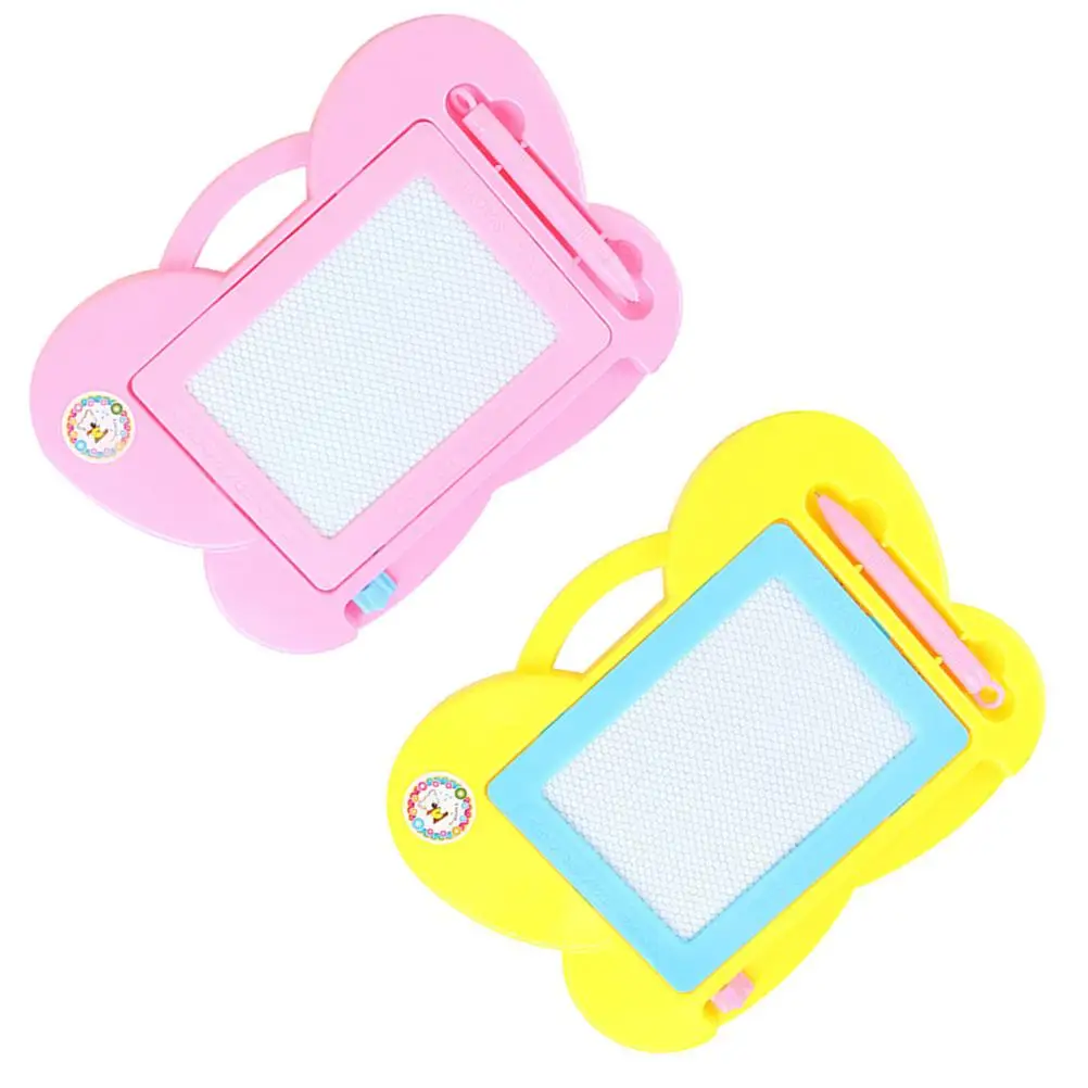 Magnetic Painting 2 Pcs Mini Drawing Plastic Kids Writing Board Toy Magnetic White Board Educational Toy Safe