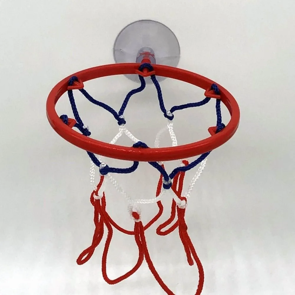 Sports Game Toy Plastic Funny Basketball Hoop Toy Kit Sensory Training No-punch Mini Basketball Adults