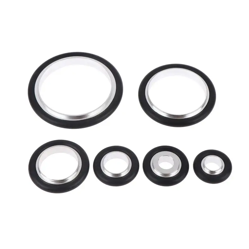KF10 KF16 KF25 KF40 KF50 AL Alloy 304 Stainless Steel Bracket NBR FKM O-Ring Seal Vacuum Clamp Pipe Fitting Homebrew Brewing Lab