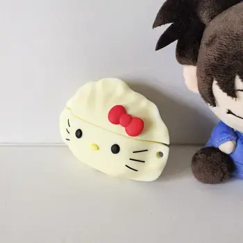 適用於 AirPods 1 2 3 4 Pro Pro 2 的餃子 Hello Kitty 矽膠耳機保護套配件 10 最佳銷售 iPod 2 保護套 - №6