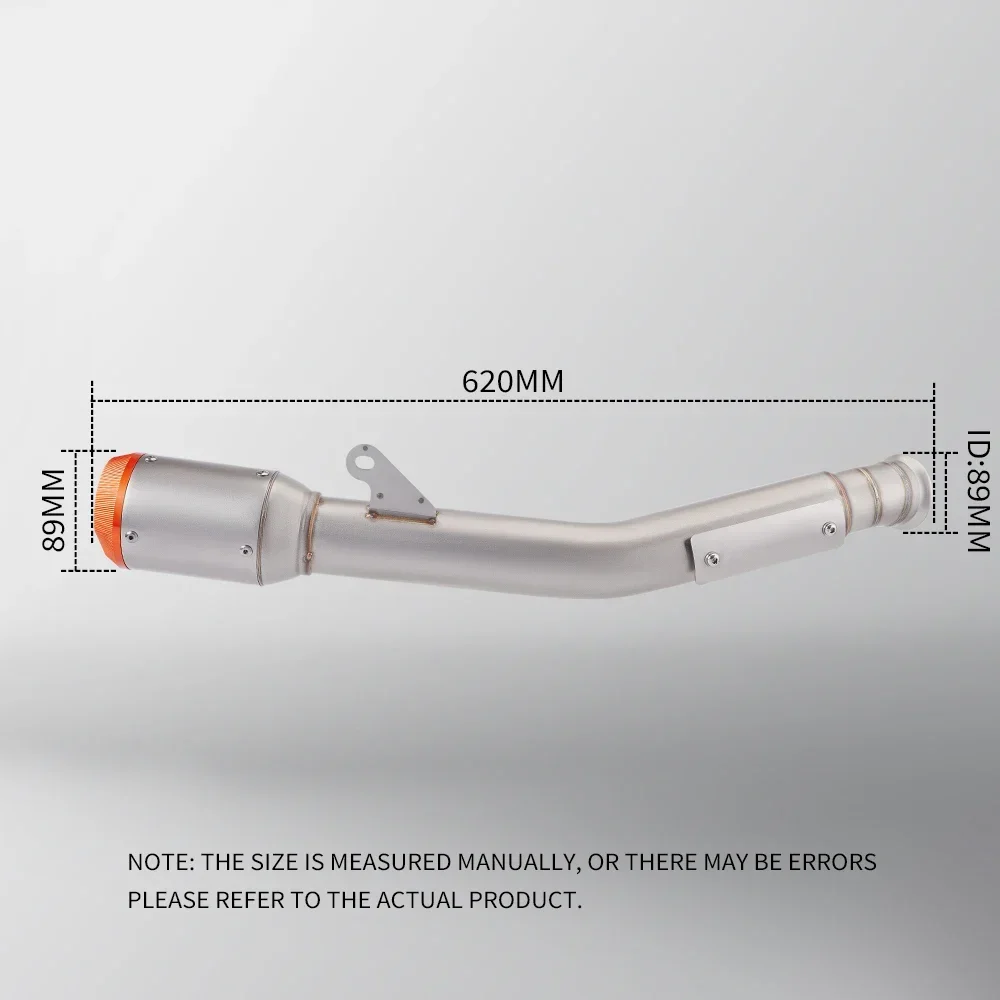 Tuyau d'échappement intégré pour modification de moto, utilisé pour 2021-2024, KTM790 ADV 800mt AR