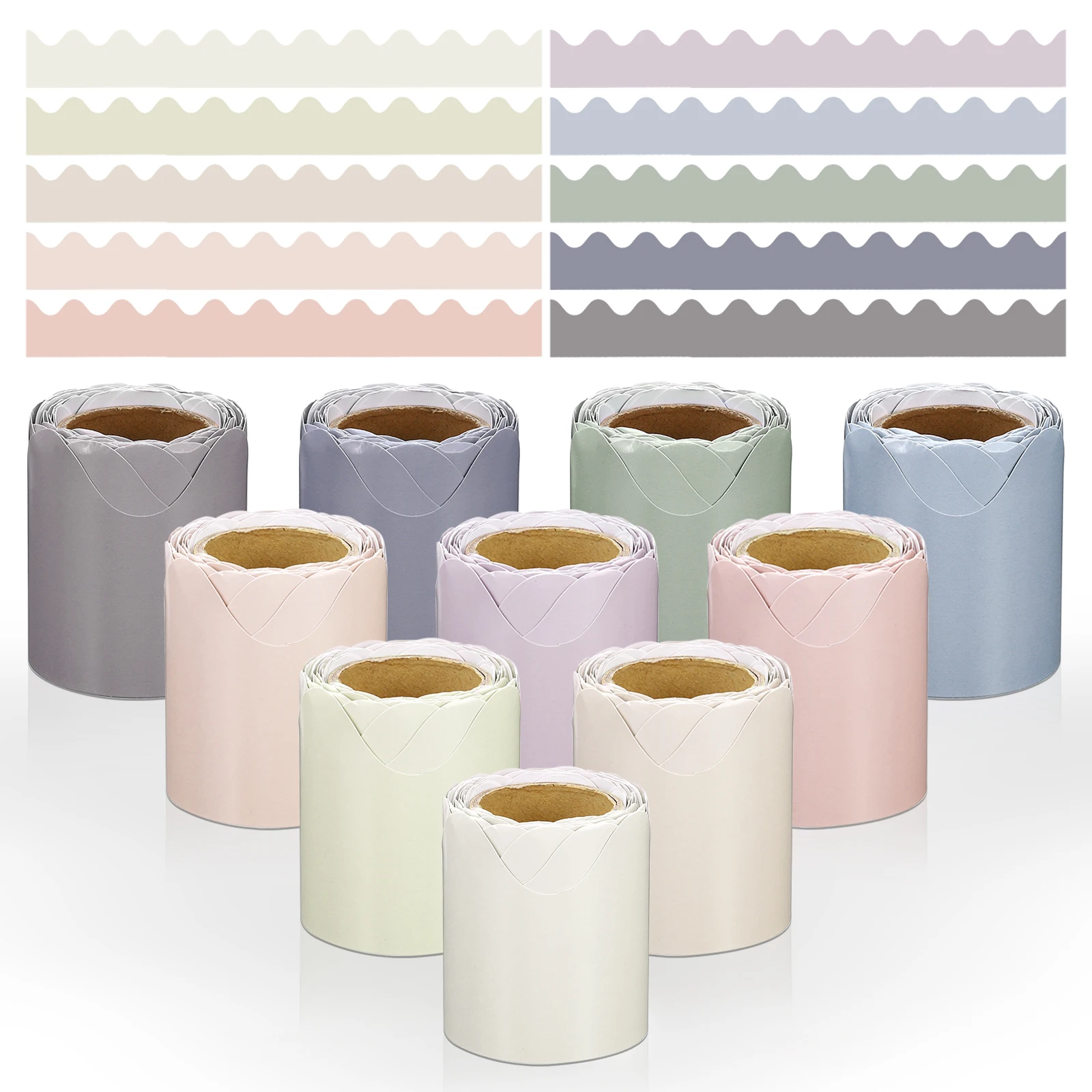 bordi-decorativi-per-bacheca-164-ft-totale-10-rotoli--bordi-ondulati-colorati-per-decorazione-di-aule-lavagne-e-poster-10-colori