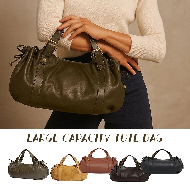 

Женская винтажная сумка из мягкого искусственной кожи, большая вместительная новая модная однотонная сумка-тоут, роскошный дизайн, сумка через плечо, сумка-хобо Бостон, повседневная