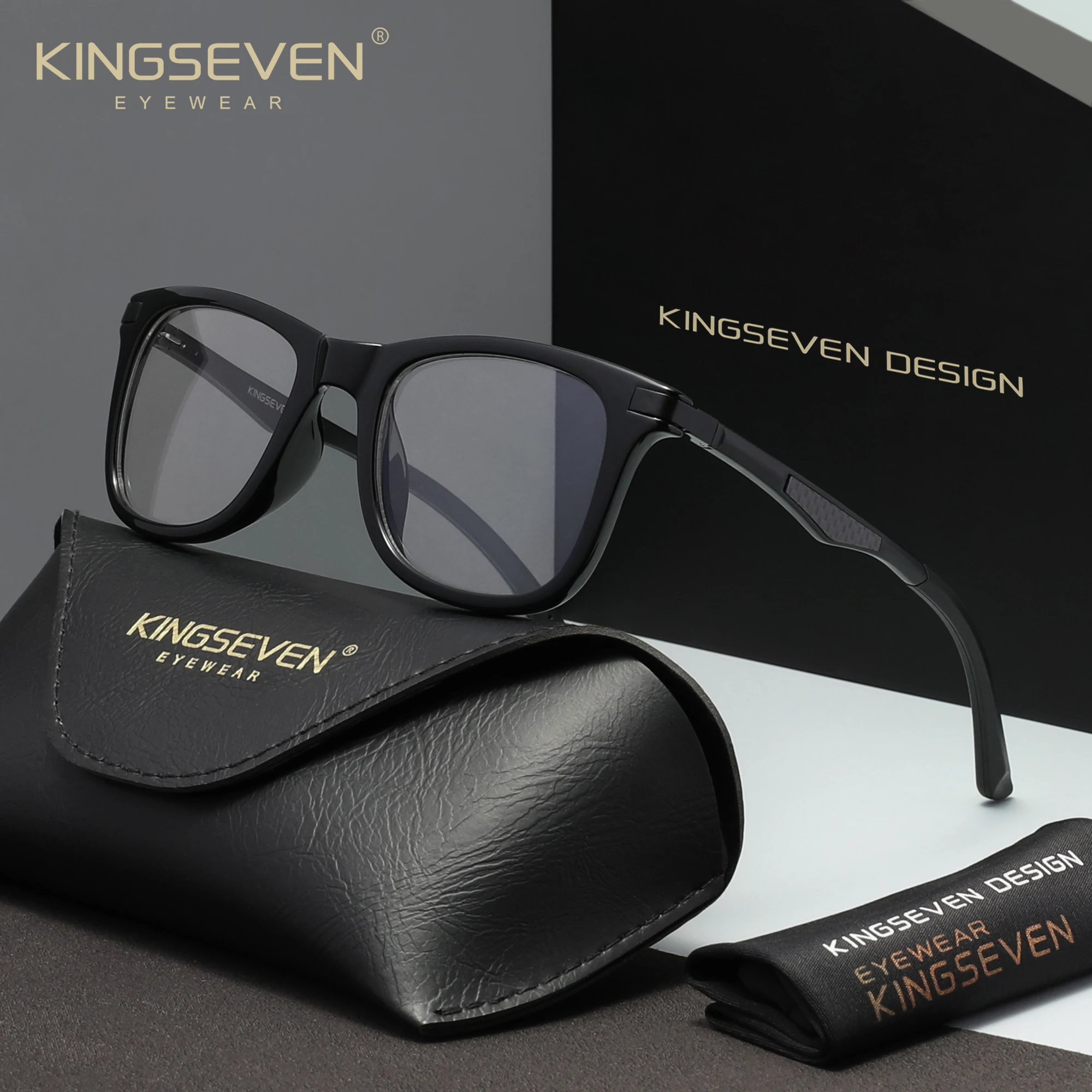 KINGSEVEN Neuerscheinung Herren/Damen Blaulichtfilter-Brille für Telefon und Computer Optische Brillen Ohne Sehstärke