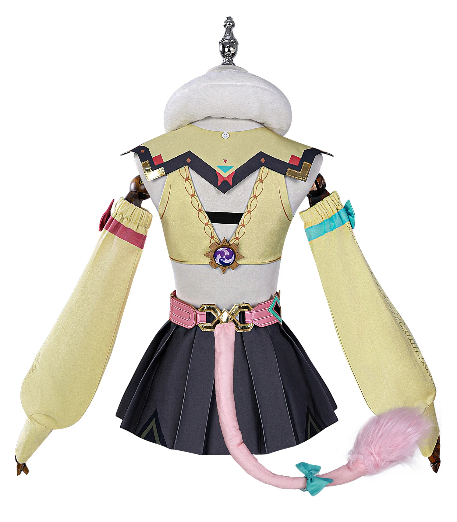 Game Genshin Impact Varesa Cosplay Costume Varesa Genshin Cosplay Wig Tail Shoes Halloween Carnival Role Play Uniform for Women