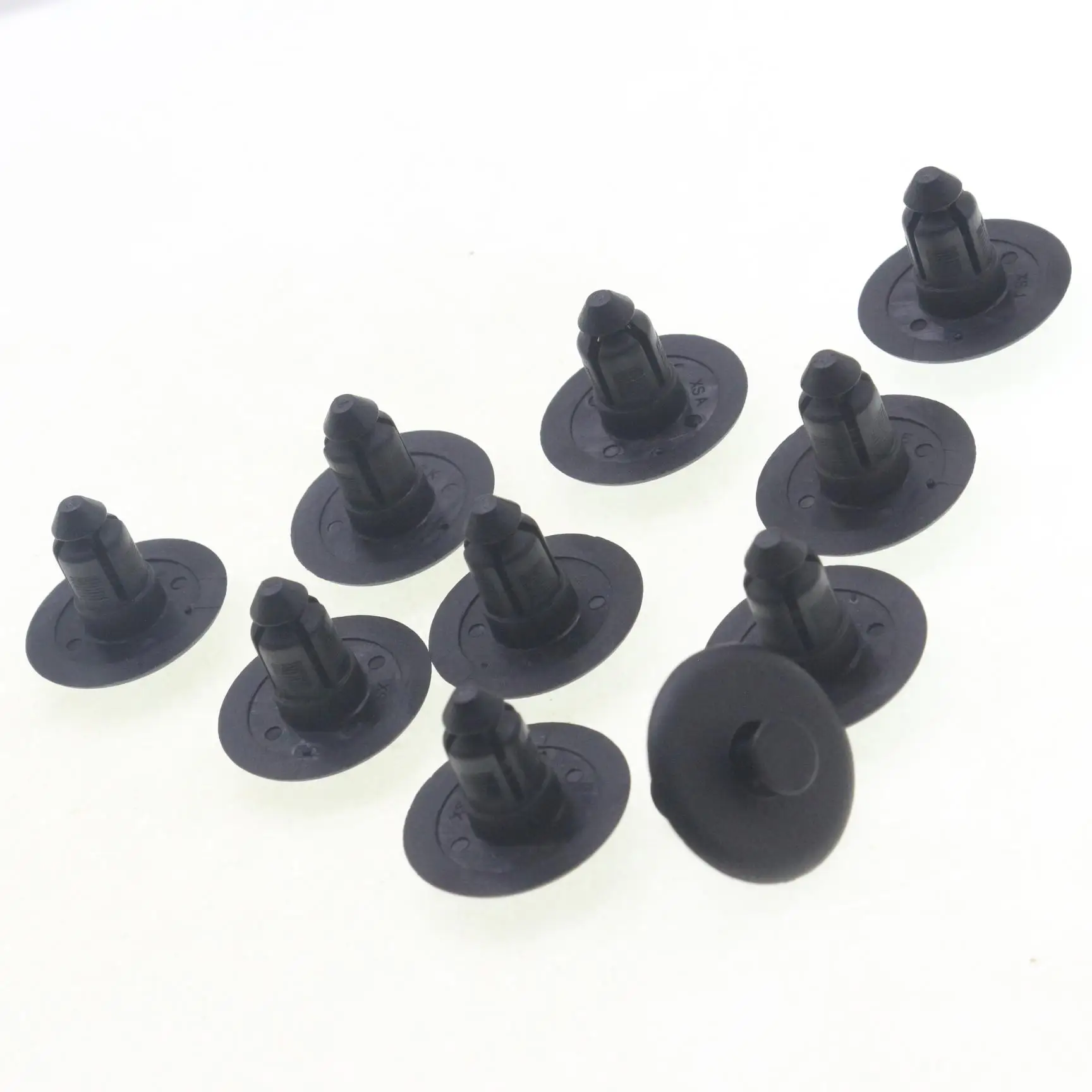 

10 Pcs Cowl Panel Push‑Type Retainer Clips Compatible With Ford Lincoln Pontiac Oldsmobile W705956‑S300 Black Nylon Fastener