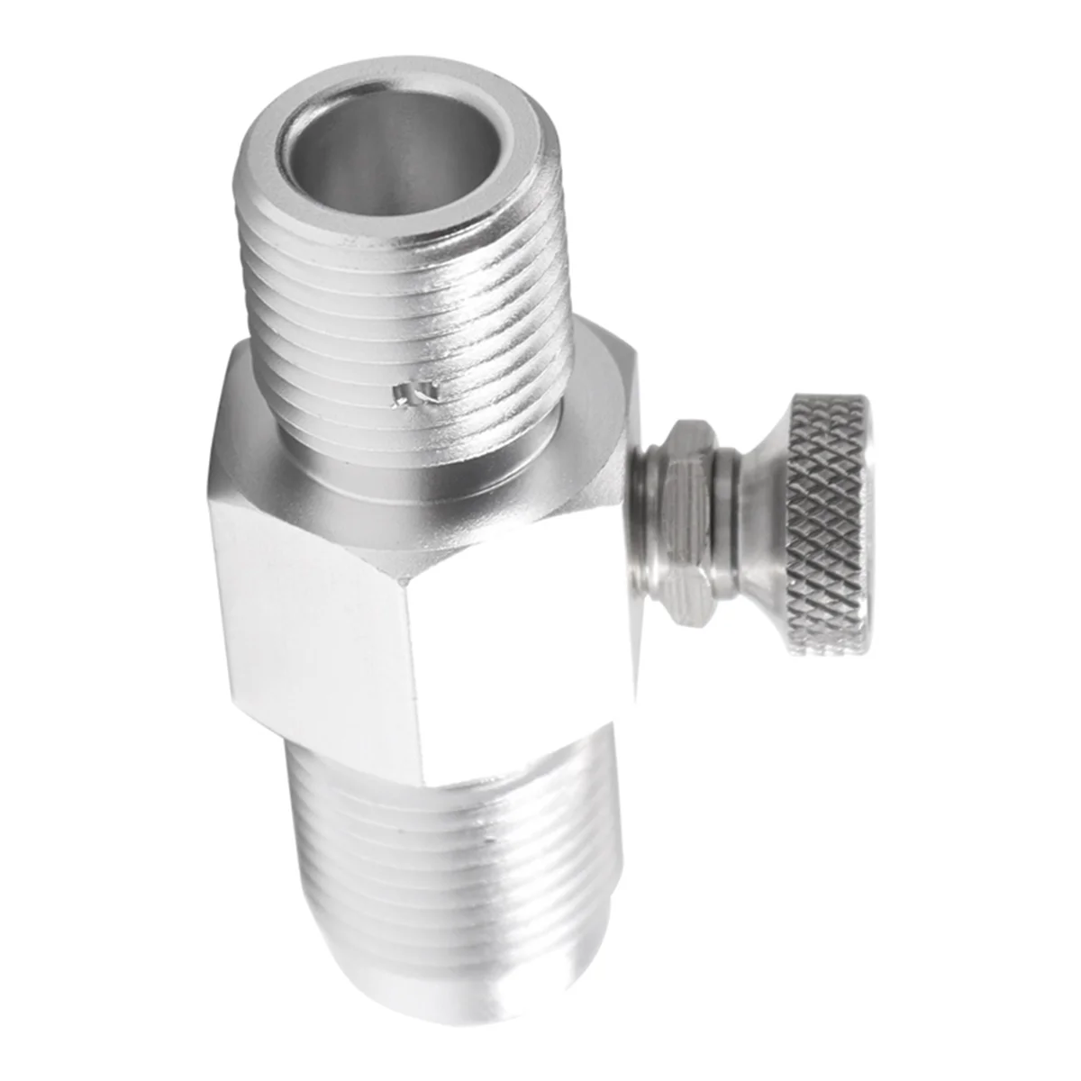 G5/8 Externe Schroefdraad Naar Cga347 Interne Draad Snel Loskoppelen Plug Adapter Soda Co2 Cilinder Met Leeglopende Knop