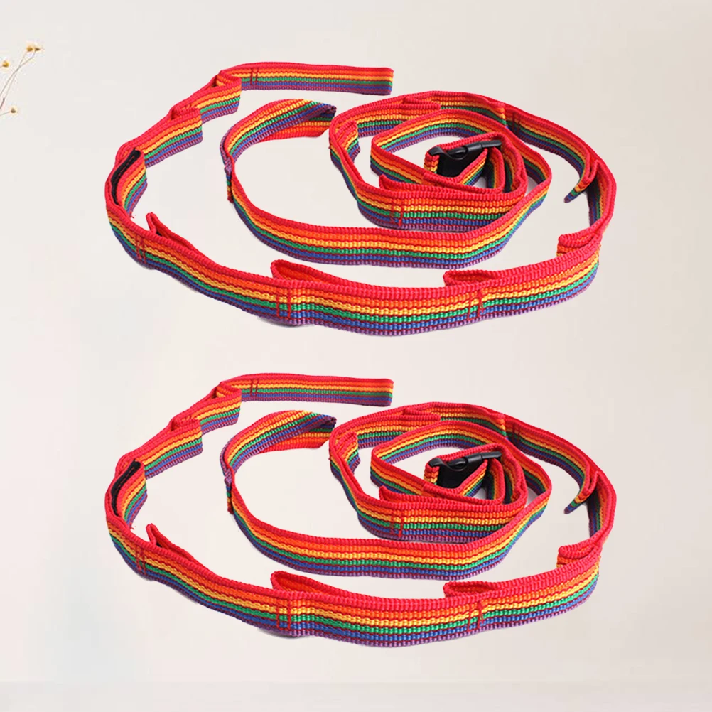 

2pcs Colorful Camping Tent Rope Double Layer Lanyard Foldable Portable Hanging Organizer For Colors Outdoor Lamp