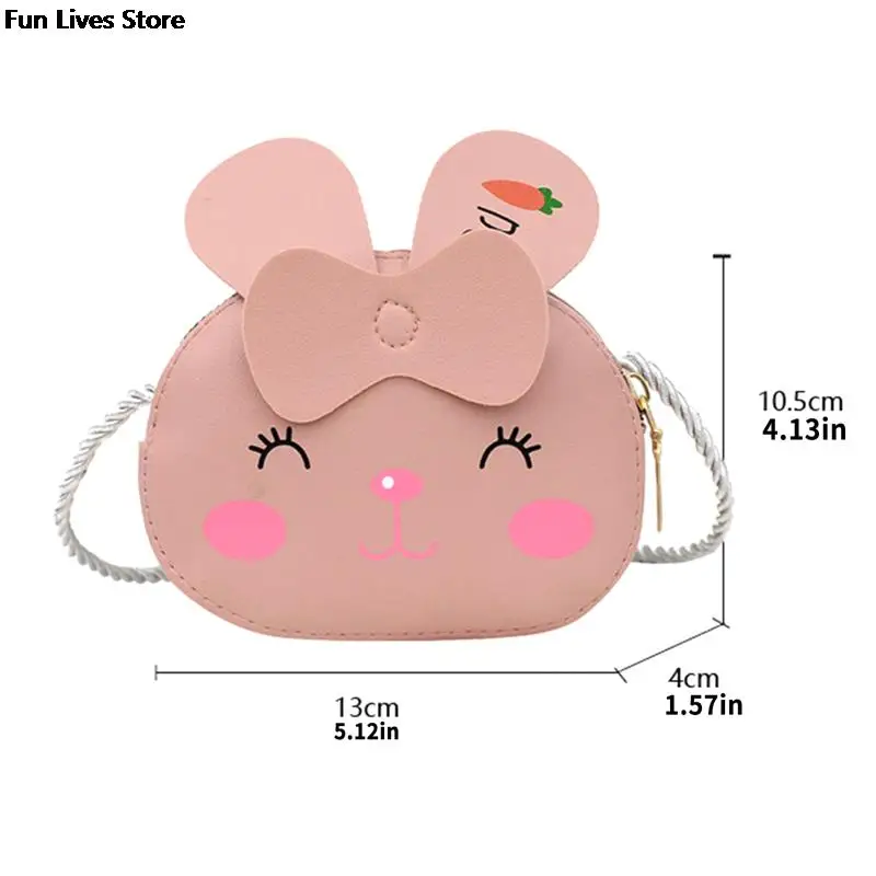 Sac à main en cuir à thème animal pour enfants, sac à bandoulière de dessin animé mignon, mini sac à main de stockage d'argent pour filles, sacs à main d'école pour enfants, thème zoo