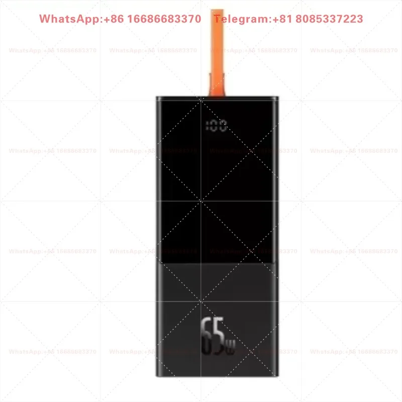 베이스어스 20000mAh 100W/65W 블레이드 고출력 디지털 디스플레이 퀵차지 모바일 보조배터리 대용량 휴대용 파워뱅크 상세 이미지