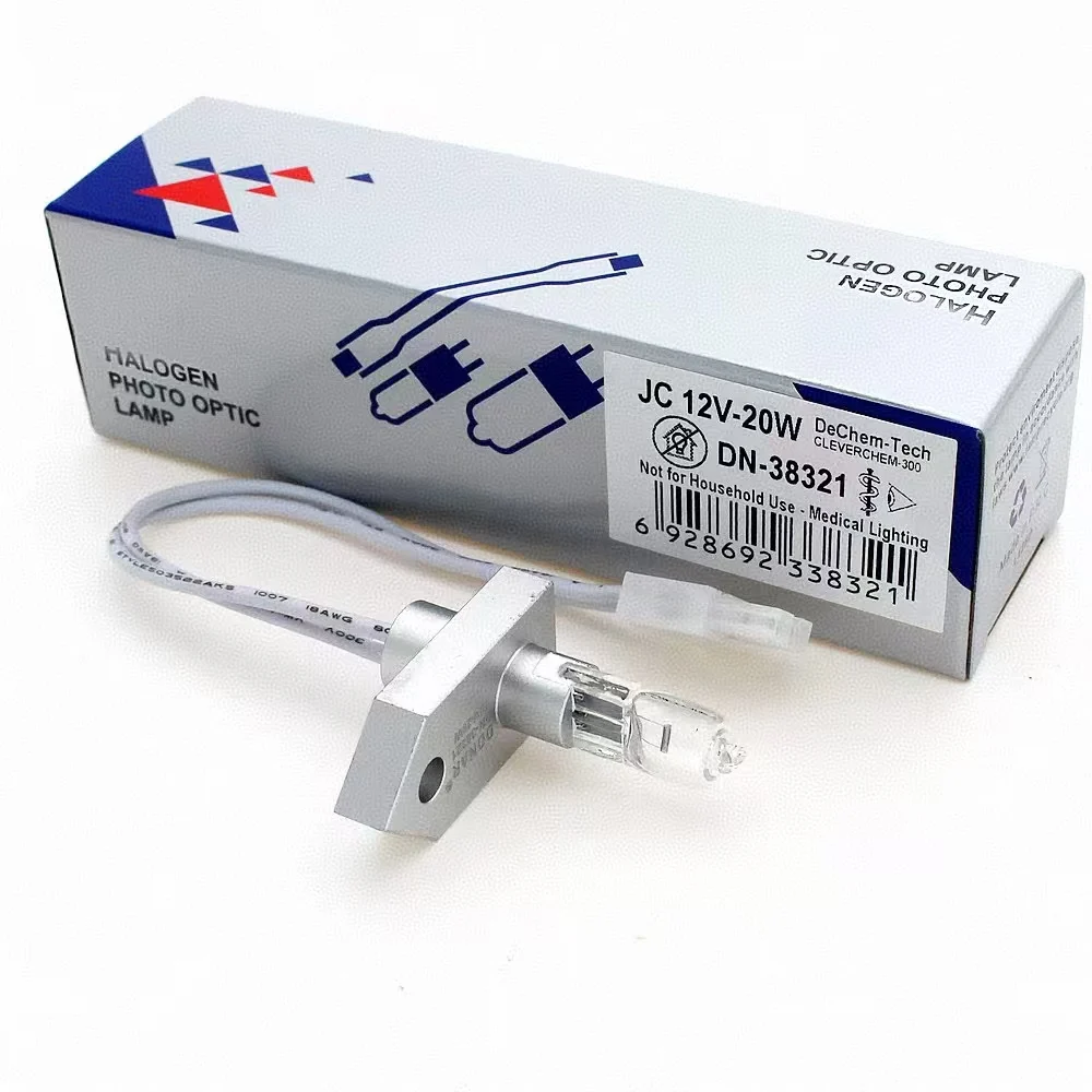 HoneyFly Chemistry Analyzer Bulb 12V 20W  Halogen Lamp Bulb for Dechem-Tech CLEVERCHEM Water Quality Analyzer P3140000350
