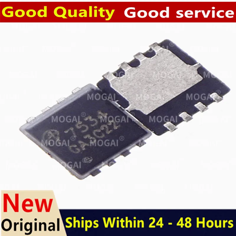 (10piece)100% New 7534 AO7534 AON7534 QFN-8 Chipset