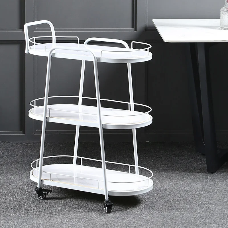 Kitchen Organizer Trolley Bar Cart Serving Utility Storage Rolling Trolley Bathroom Food Trailer Vestidores Hotel Furniture