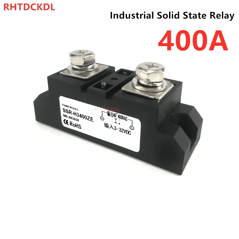 

Solid State Relay SSR-H3400ZE 400A With Protective Cover