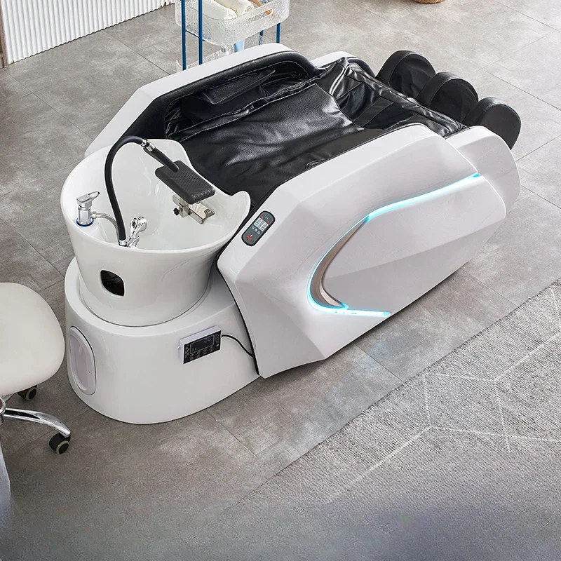 

Electric Shampoo Chair Comfortable Luxury Bowl Intelligence Bed Salon Backwash Extra Wide Salon Chair Spa Sedia Facial Furniture