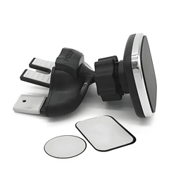 Xnyocn Magnetic Phone Holder Car CD Slot Air Vent Mount Stand Cell Phone Bracket Adjustable Mobile Mount For IPhone Xiaomi Honor