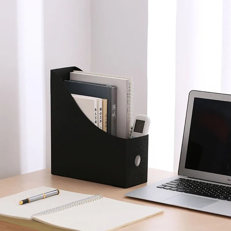 Rak File Desktop, rak buku Desktop Organizer File huruf untuk dekorasi rumah kantor